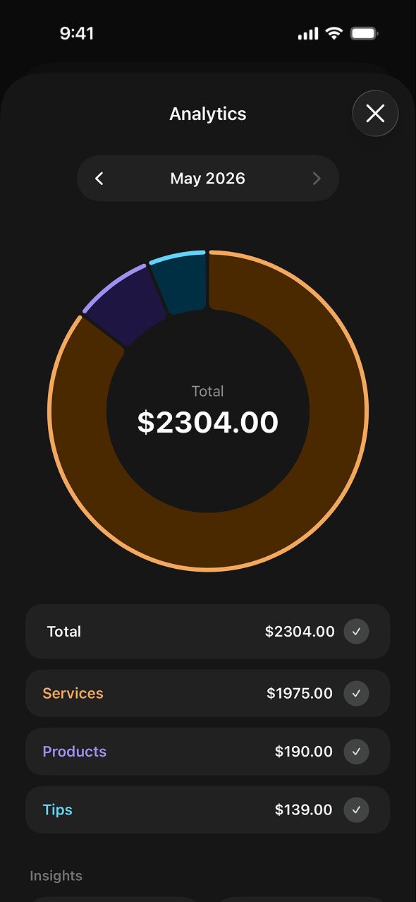 Chairlog A clearer view of your income screen